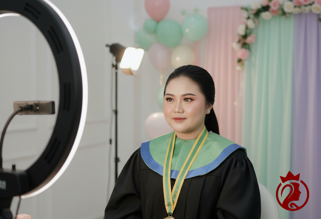 Makeup Wisuda untuk Kulit Berminyak