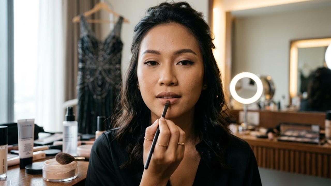 makeup tidak berminyak acara formal