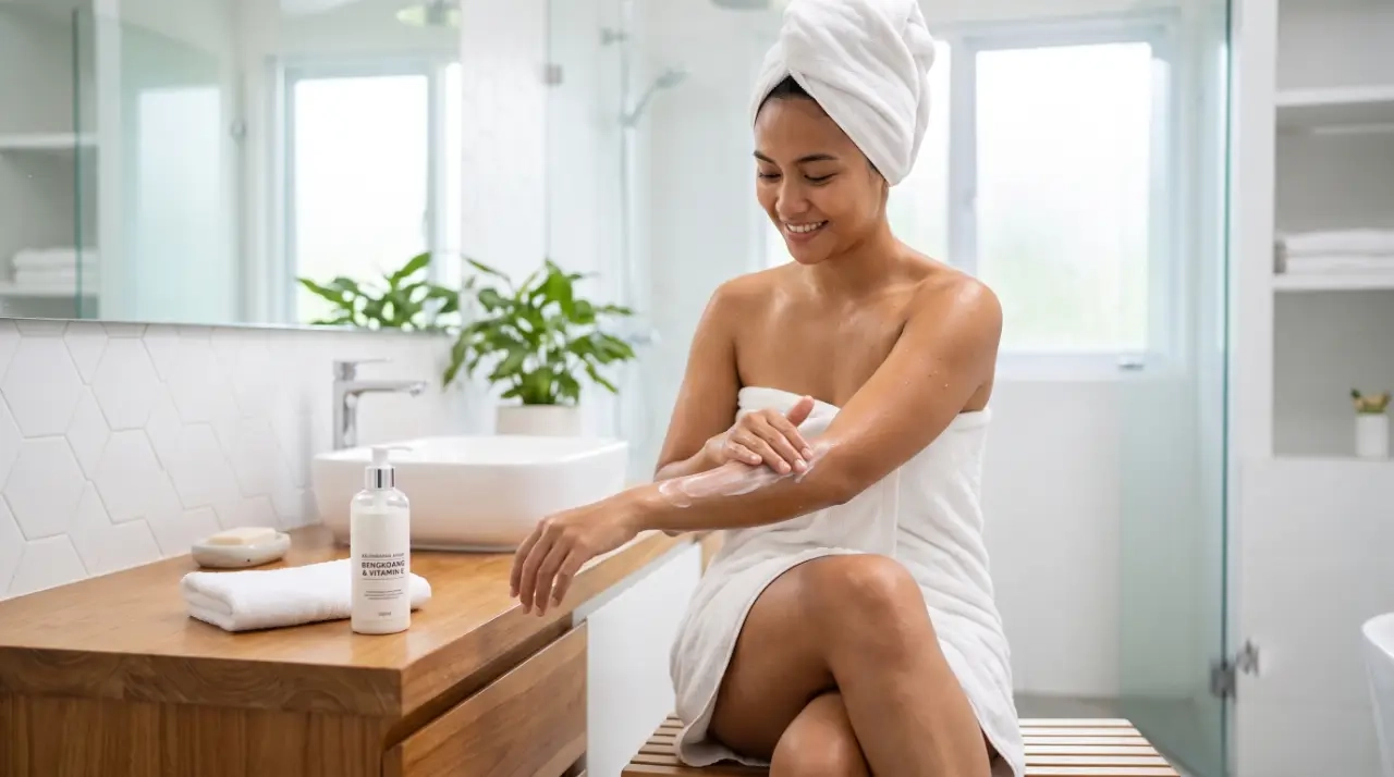 kesalahan memakai body lotion