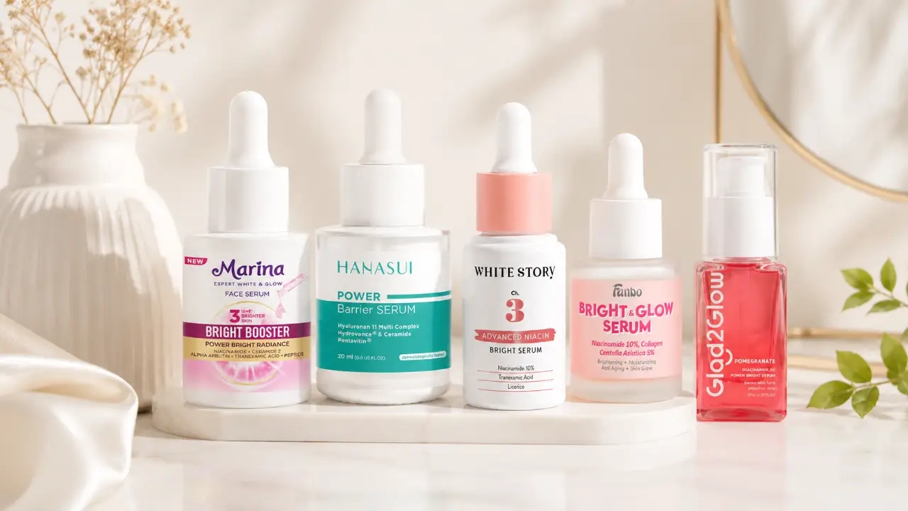 serum mencerahkan wajah di bawah 50 ribu
