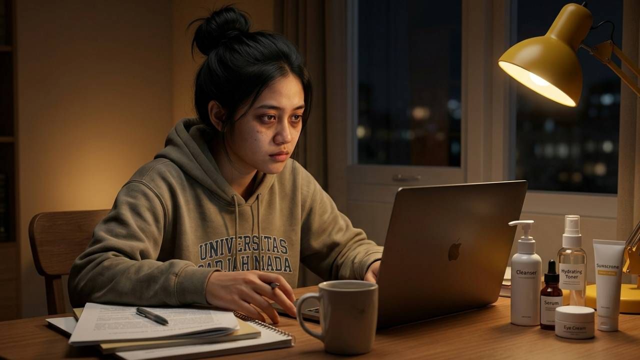 Cara menghilangkan mata panda
