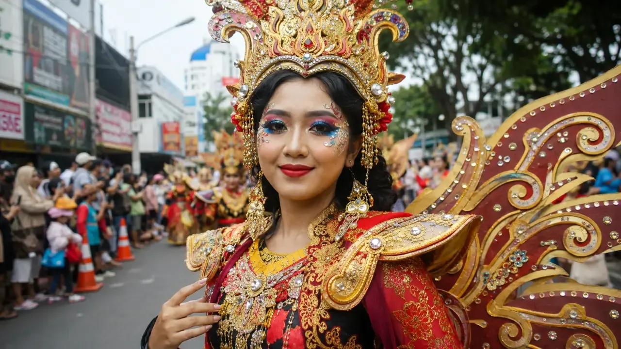 MUA makeup karnaval di Malang