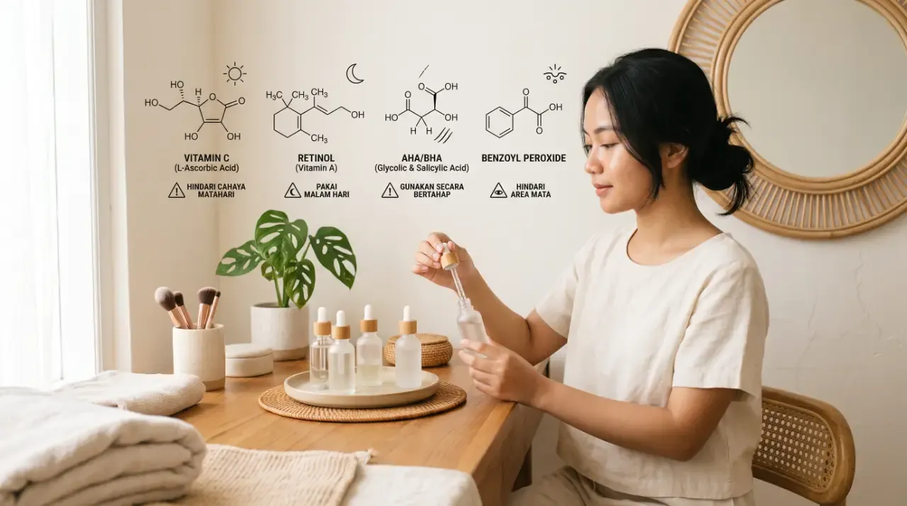 kandungan skincare yang tidak boleh dicampur