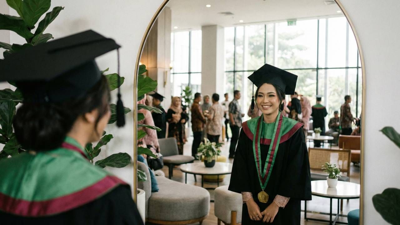 makeup wisuda sendiri