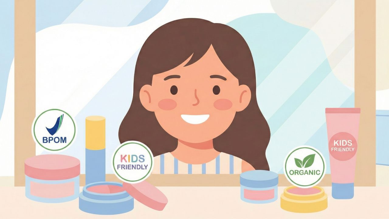 Cara Memilih Makeup Anak