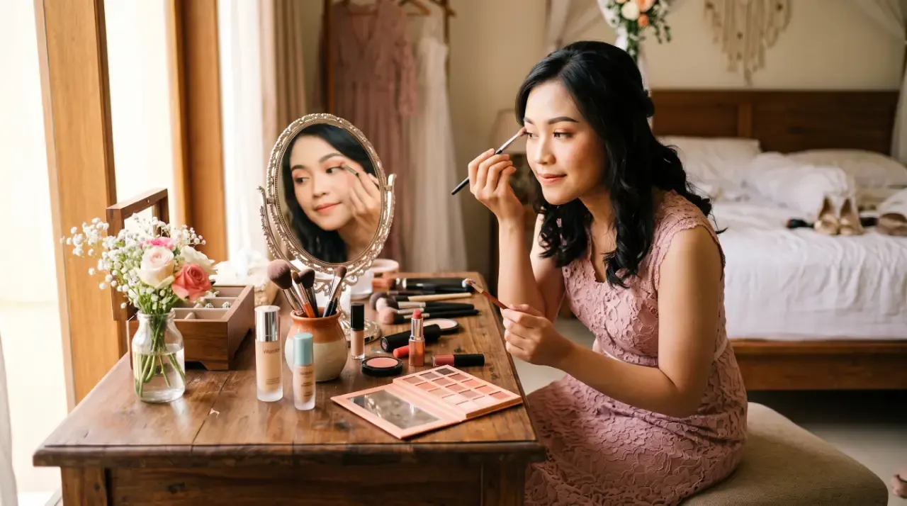 tutorial makeup bridesmaid