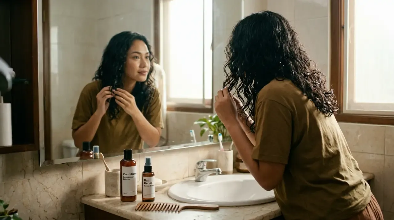 cara mengatasi rambut mengembang